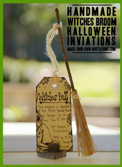 Diy Halloween Invitations
 Homemade Halloween Invitations Make your own Party