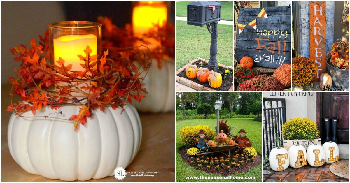 Diy Outdoor Fall Decorations
 20 DIY Outdoor Fall Decorations That ll Beautify Your Lawn