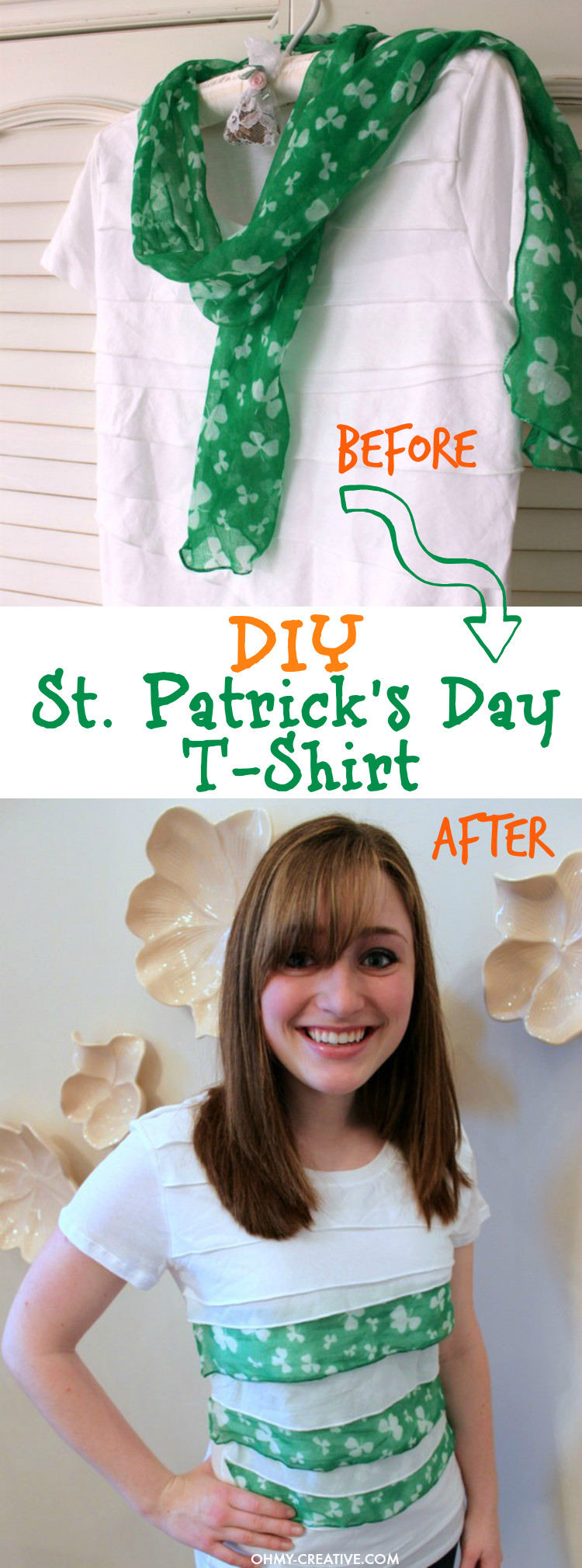 Diy St Patrick's Day Shirt
 DIY ST PATRICK S DAY T SHIRT Oh My Creative