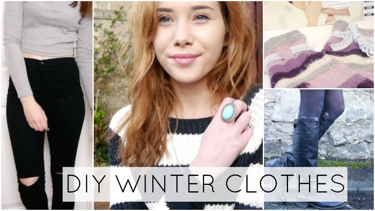 Diy Winter Clothes
 DIY Clothes For Winter • Tumblr Inspired