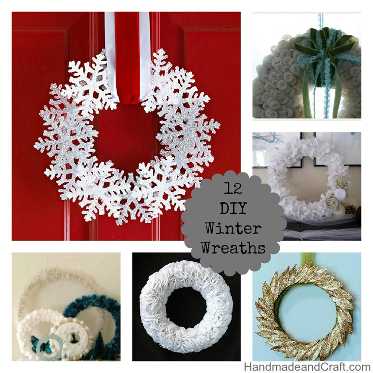 Diy Winter
 12 DIY Winter Wreaths