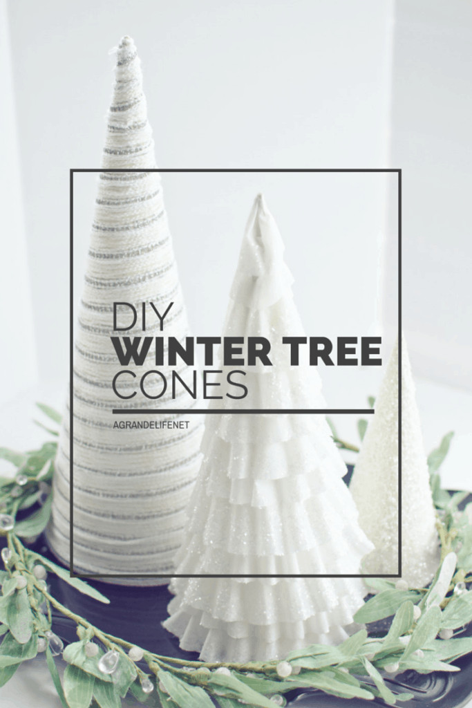 Diy Winter
 DIY Winter Tree Cones A Grande Life