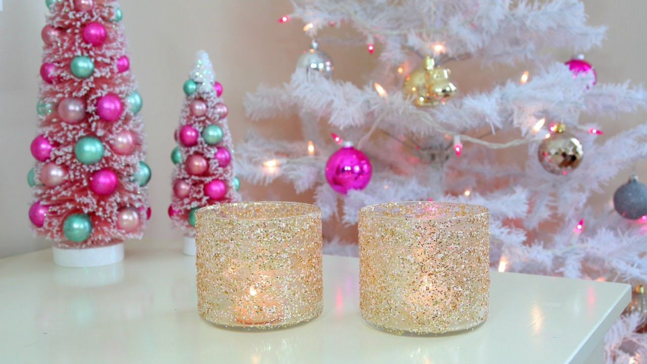 Diy Winter
 DIY Christmas Winter Room Decor Frosty Glitter Jars