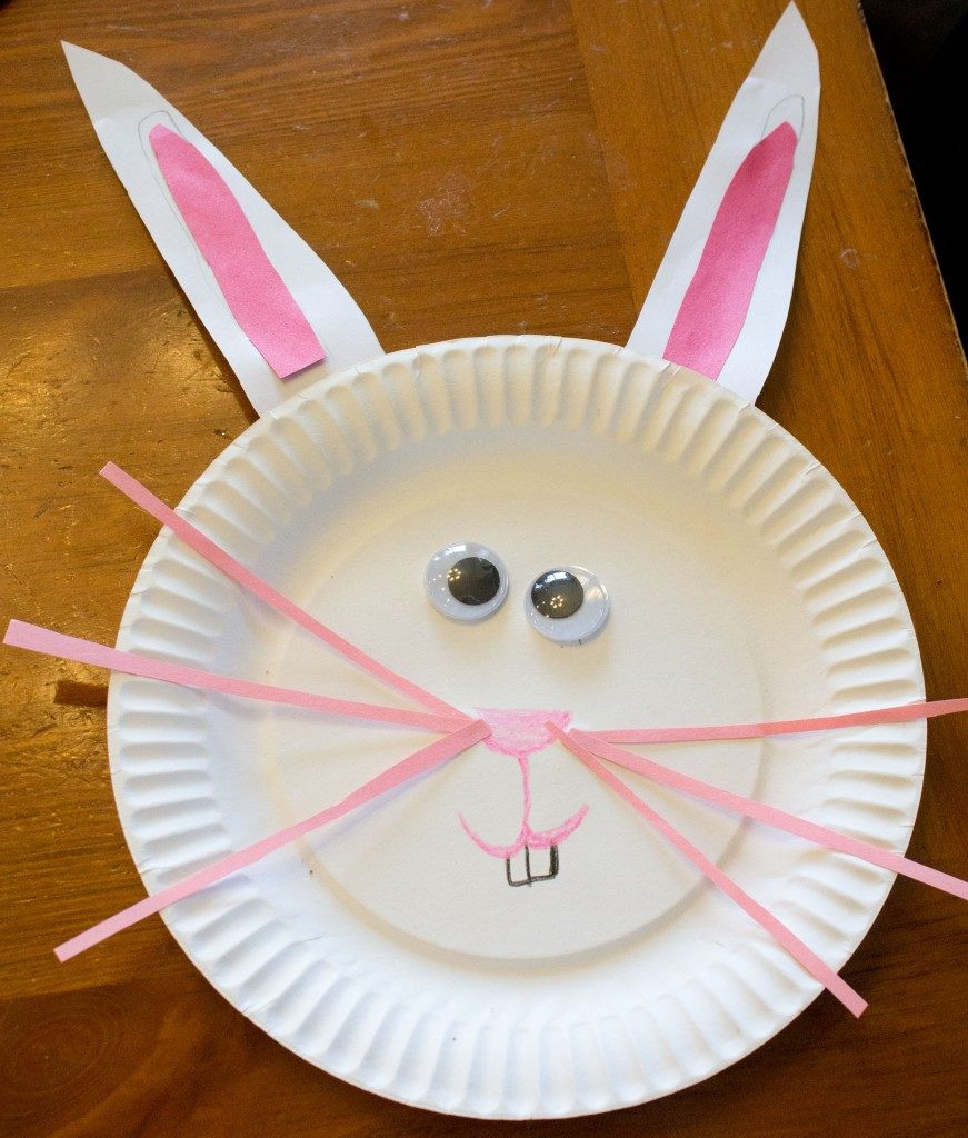 Easter Bunny Craft
 Paper Plate Easter Bunny Craft Great for Toddlers and