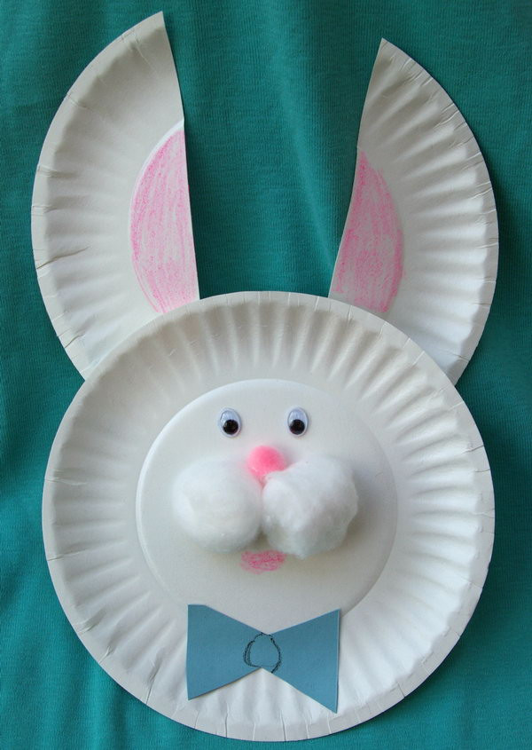 Easter Bunny Craft
 Cute Easter Craft Ideas for Kids Hative