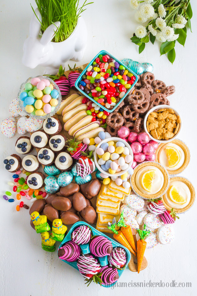 Easter Candy Ideas
 Easter Dessert Candy Board My Name Is Snickerdoodle