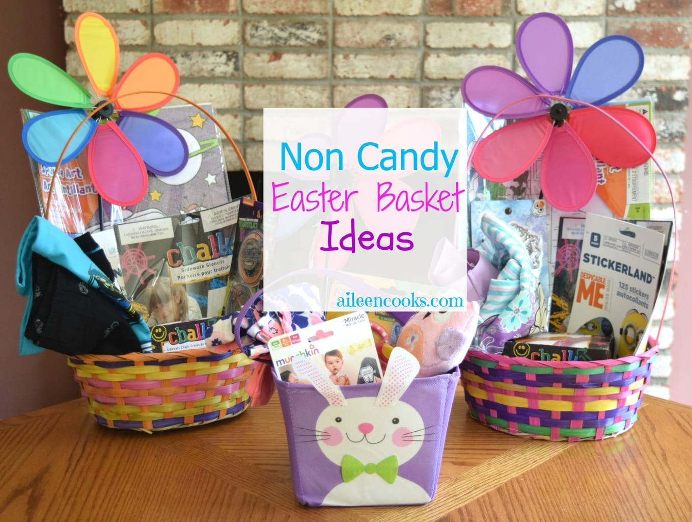 Easter Candy Ideas
 Non Candy Easter Basket Ideas Aileen Cooks