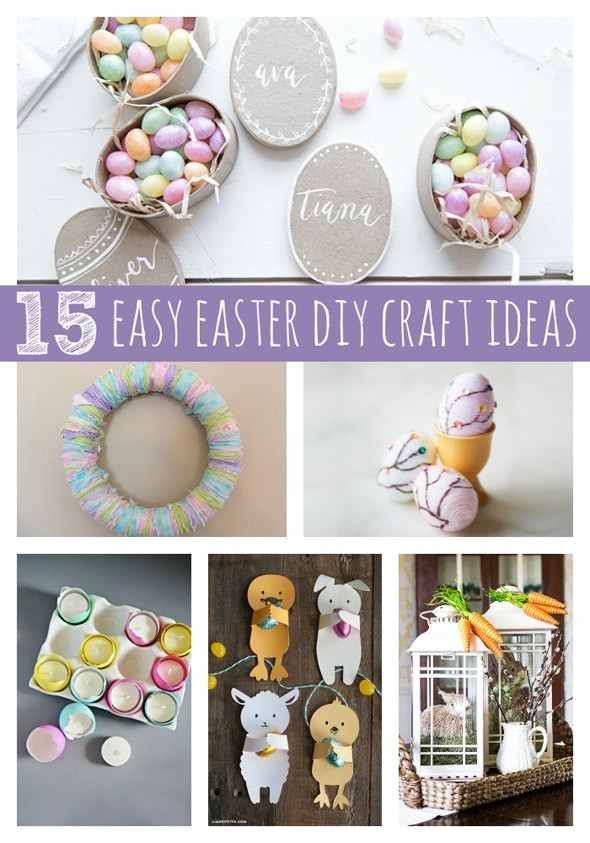 Easter Diy Crafts
 15 Easy Easter DIY Ideas Pretty My Party