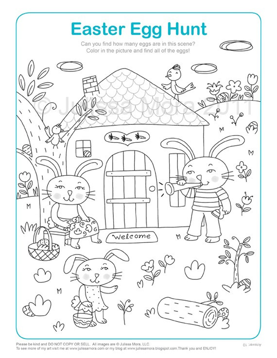 Easter Egg Hunt Activities
 Penguin s Gift Easter Egg Hunt Coloring Printable