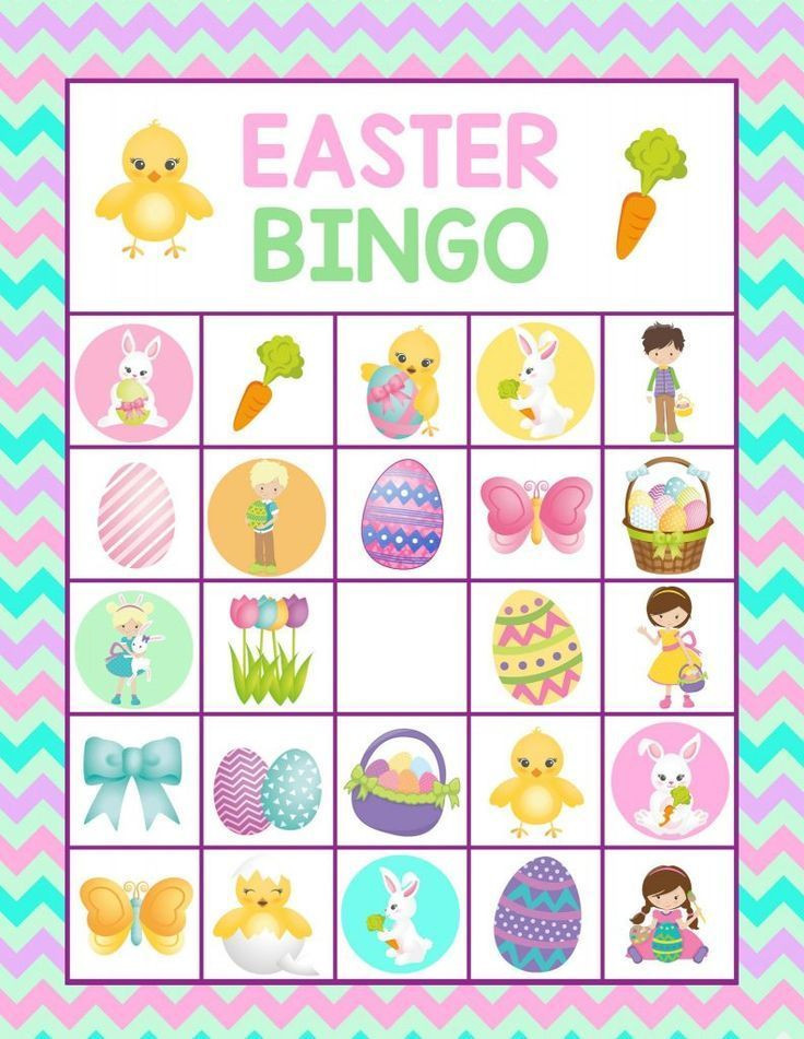 Easter Games And Activities
 Easter Bingo Printable for Kids Fun Easter Game for Kids