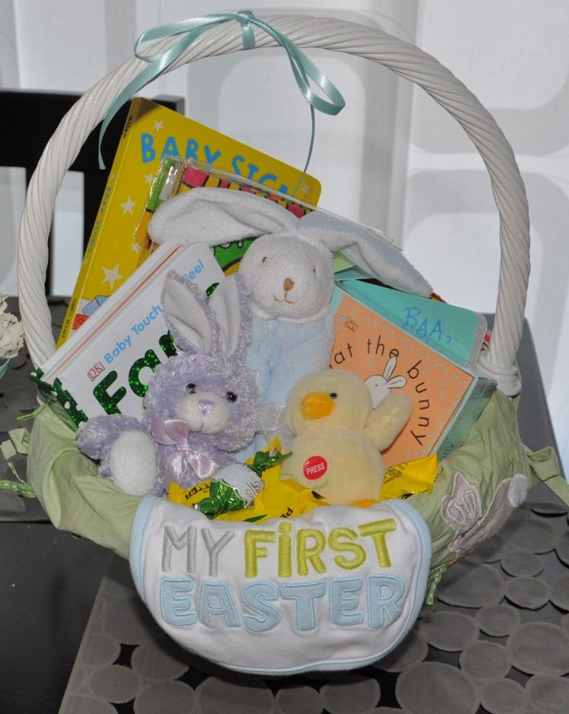 Easter Gifts For Infants
 Baby’s First Easter Basket Easter