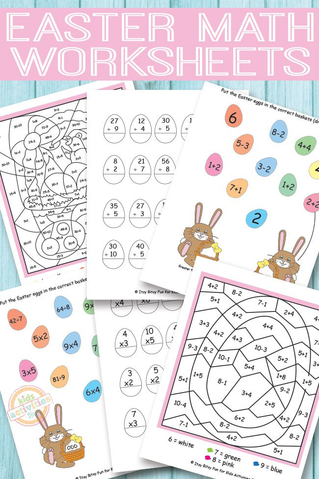 Easter Math Activities For Preschoolers
 Free Easter Math Worksheets Homeschool Freebies