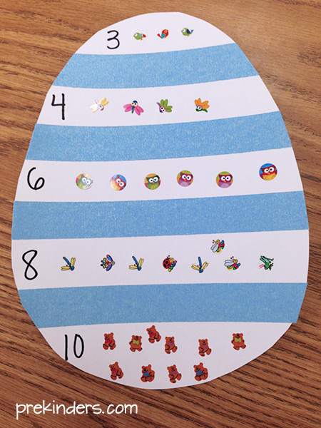 Easter Math Activities For Preschoolers
 Easter Counting for Preschool Math PreKinders