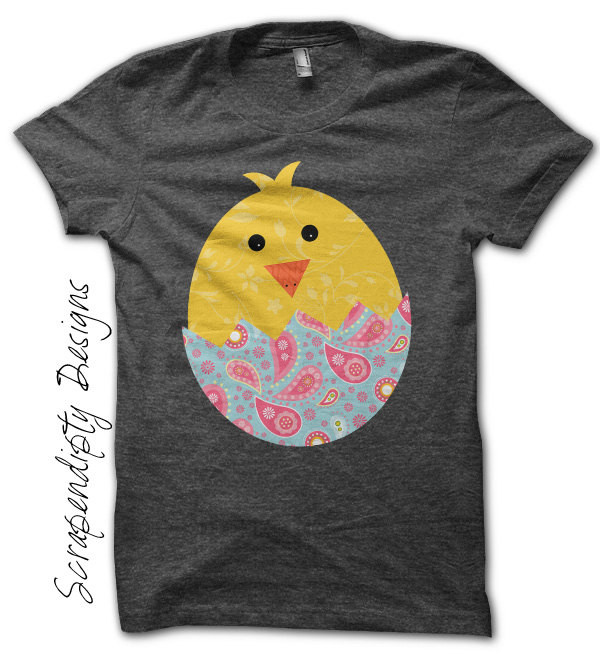 Easter Shirt Ideas
 Easter Iron on Transfer Baby Chick Iron on Shirt PDF