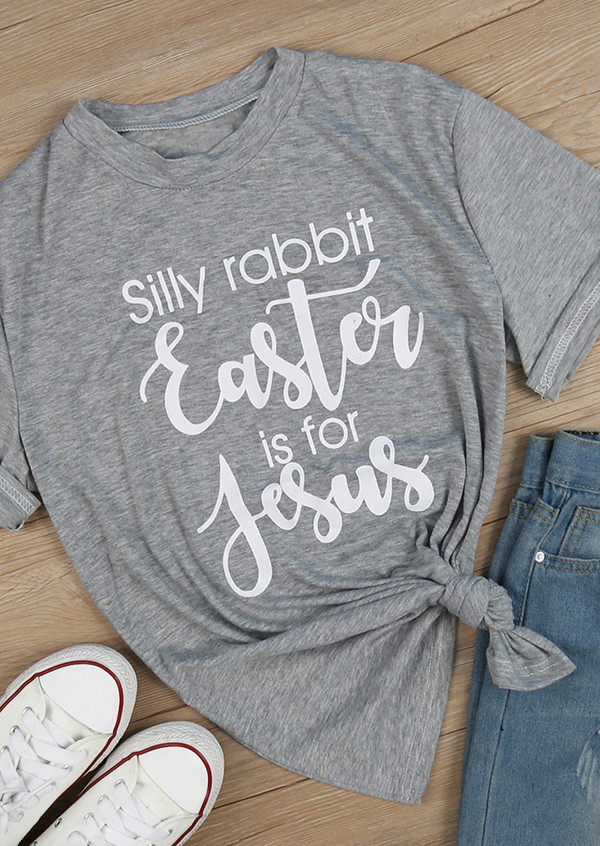 Easter Shirt Ideas
 Silly Rabbit Easter Is For Jesus T Shirt Fairyseason