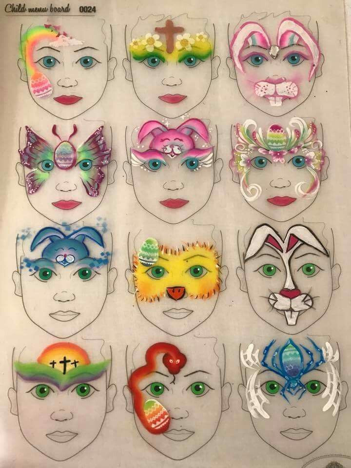 Easy Easter Face Painting Ideas
 41 best face painting easter images on Pinterest