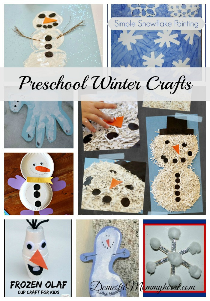 Easy Preschool Winter Crafts
 Preschool Winter Crafts Domestic Mommyhood