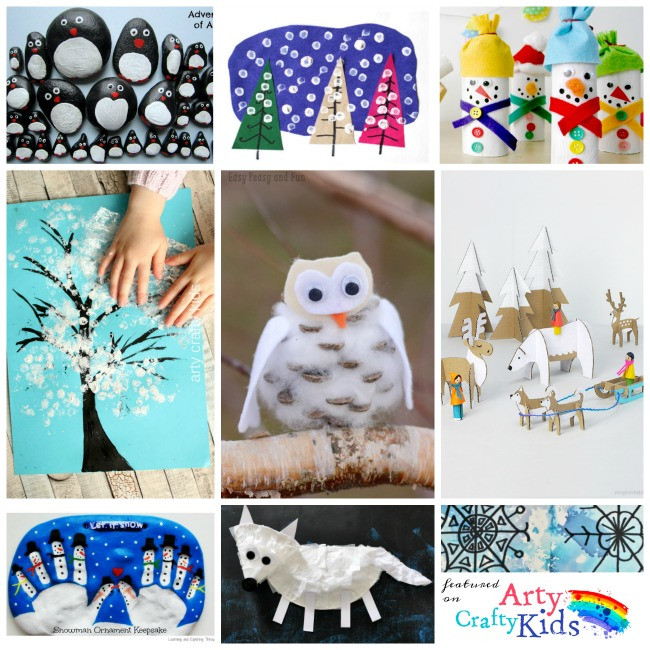 Easy Preschool Winter Crafts
 16 Easy Winter Crafts for Kids Arty Crafty Kids