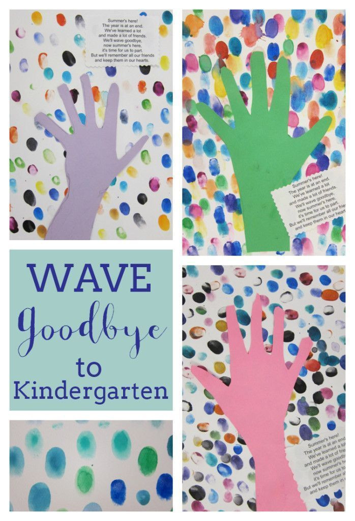 End Of Summer Crafts For Preschoolers
 End of Year Kindergarten Fingerprint Art