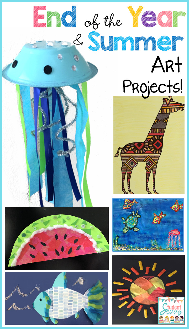 End Of Summer Crafts For Preschoolers
 End of the Year Art & Summer Projects – Student Savvy