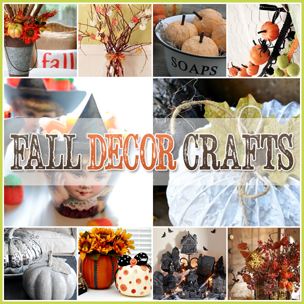 Fall Craft Decor
 30 Easy DIY Fall Crafts Simple Fall Decor