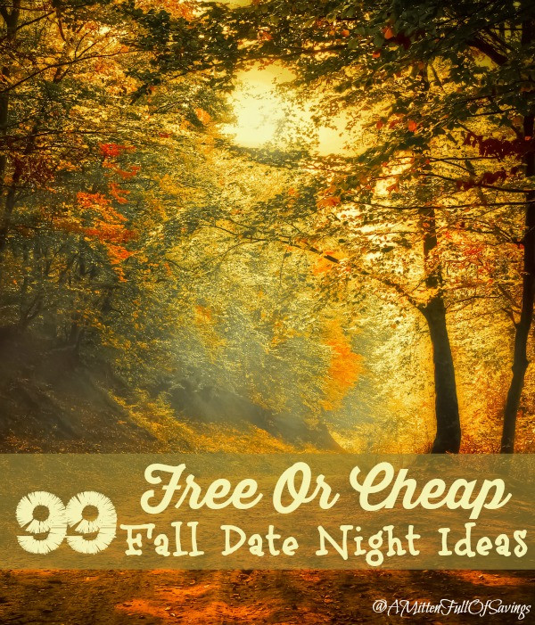 Fall Date Night Ideas
 99 Free or Cheap Fall Date Night Ideas This Worthey Life