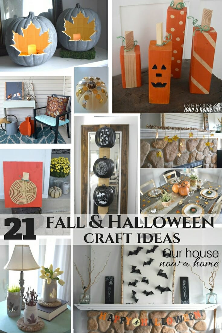 Fall Halloween Craft Ideas
 21 Fall and Halloween craft ideas • Our House Now a Home