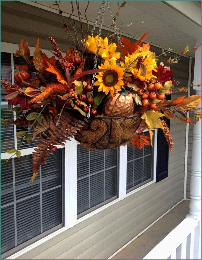 Fall Hanging Basket Ideas
 fall hanging baskets on porch Google Search