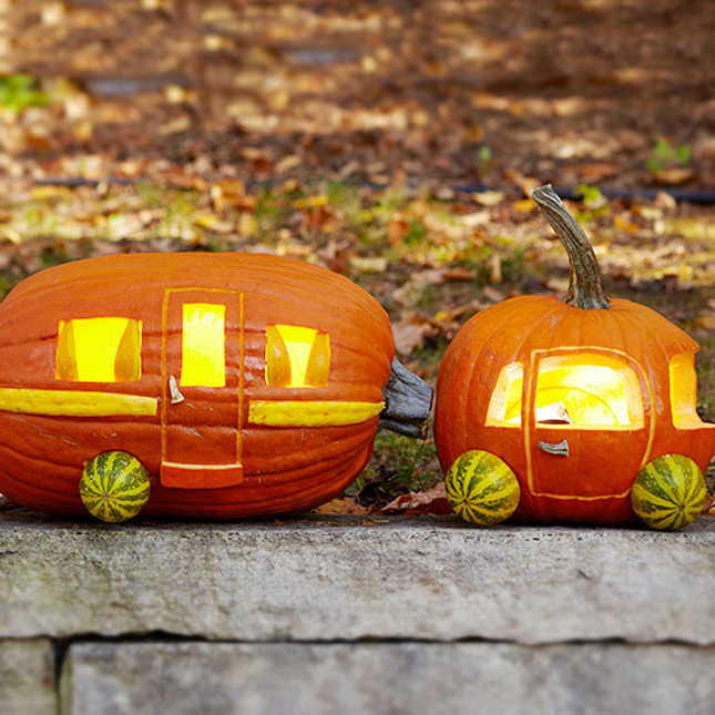 Fall Pumpkin Carving Ideas
 Caravan Pumpkin The Coolest Halloween Pumpkin Carving