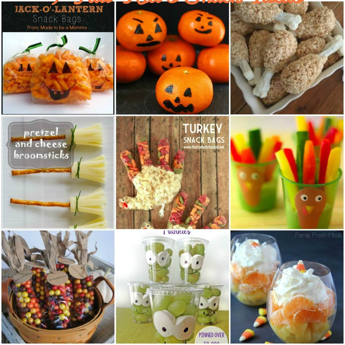 Fall Snacks Ideas
 9 Fall Snack Ideas For Kids mother2motherblog