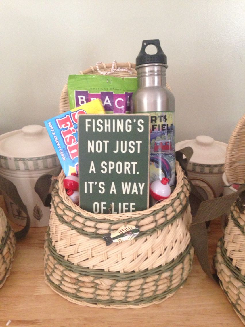 Fathers Day Fishing Gifts
 Diy Father s Day fishing t basket