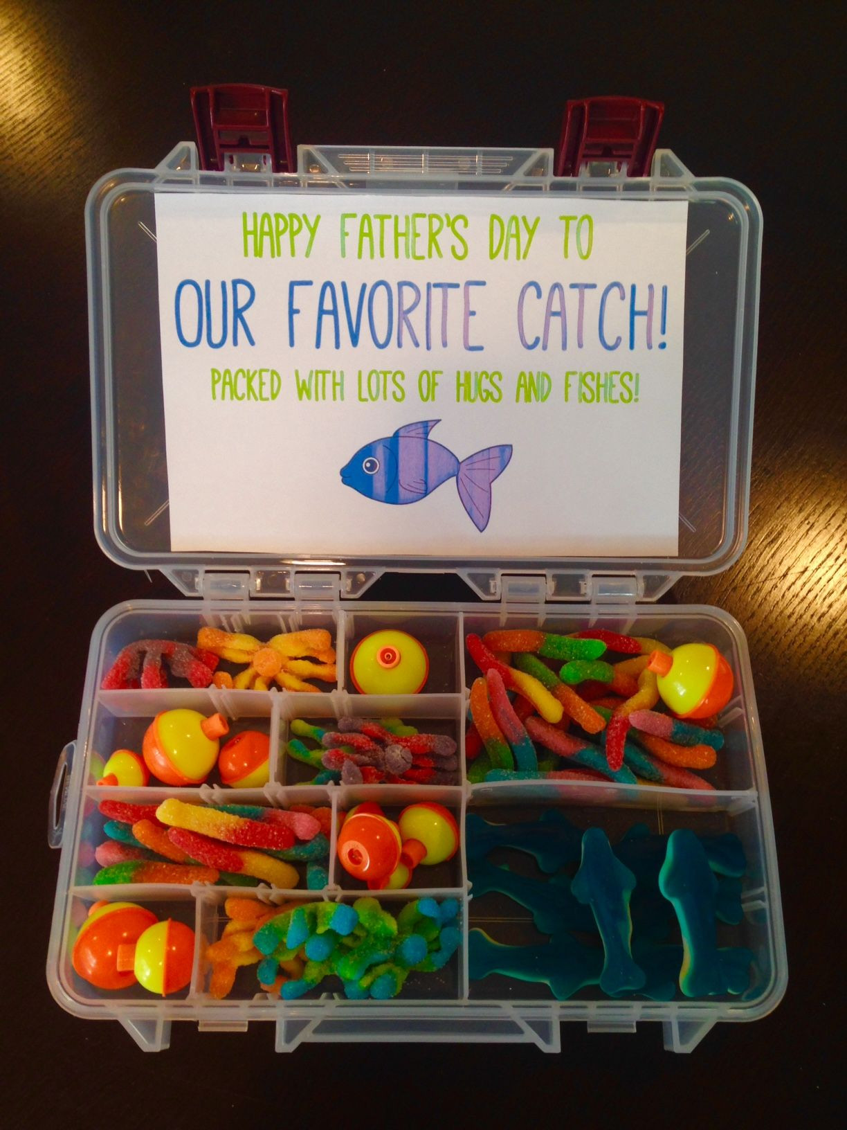 Fathers Day Fishing Gifts
 Father s Day "Favorite Catch" Tackle Box Gift