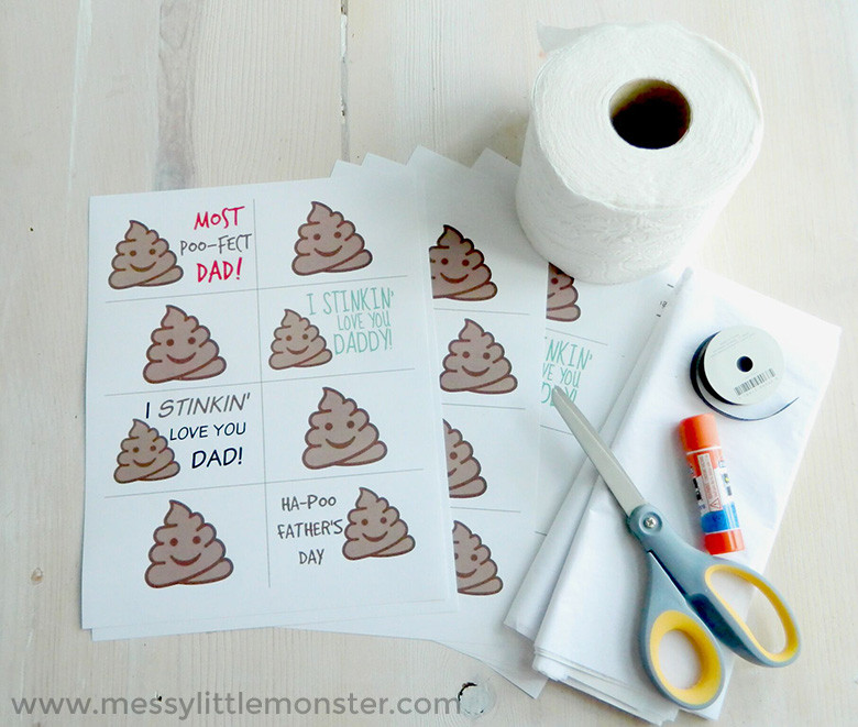 Fathers Day Gag Gifts
 Funny Father’s Day Gifts DIY Poop Emoji Gag Gift for Dad
