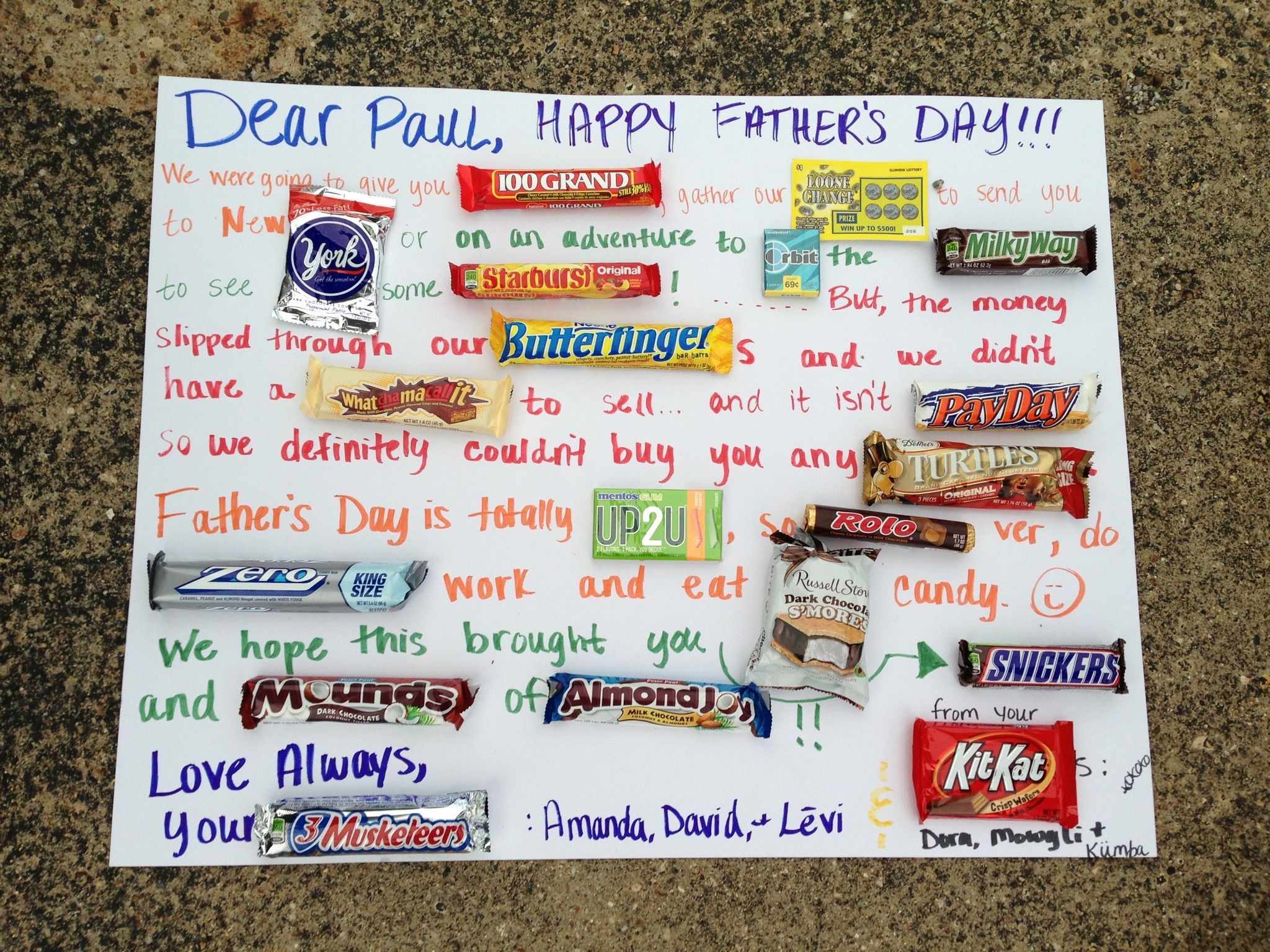 Fathers Day Gift Ideas For Stepdads
 Creative Father s Day card I made for my stepdad