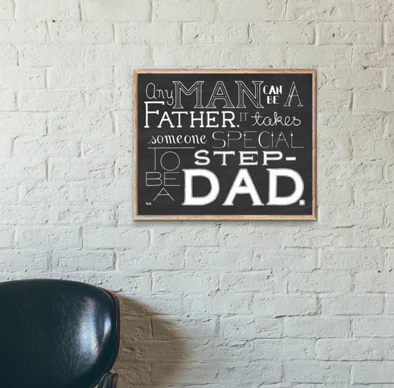 Fathers Day Gift Ideas For Stepdads
 Step Dad Gift Step Dad Fathers Day Step Dad Wedding Gift