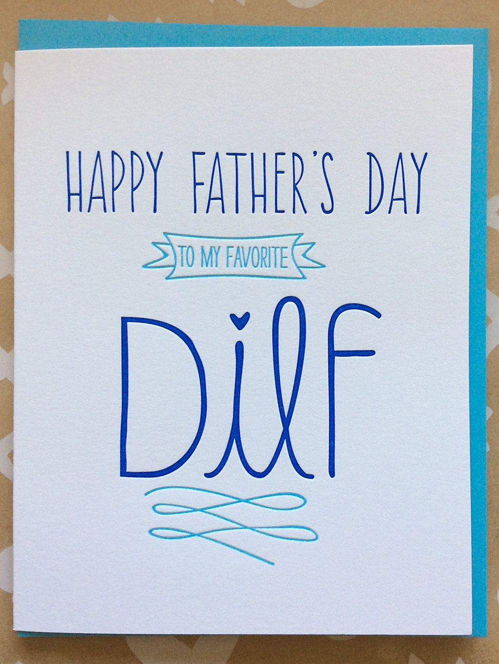 Fathers Day Gifts For Husband
 Fathers Day Card from Wife – Funny Father s Day Card for
