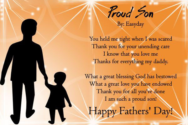 Fathers Day Quote From Son
 Awesome Fathers Day Poems From Son Unique Fathers Day