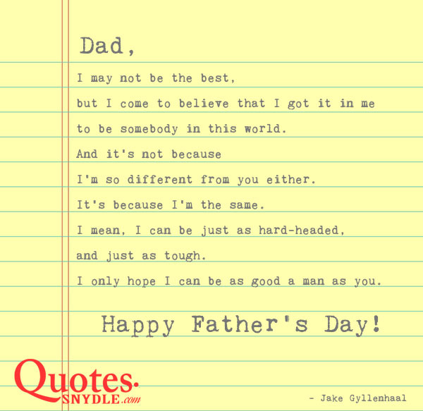 Fathers Day Quote From Son
 Happy Fathers Day Quotes with – Quotes and Sayings