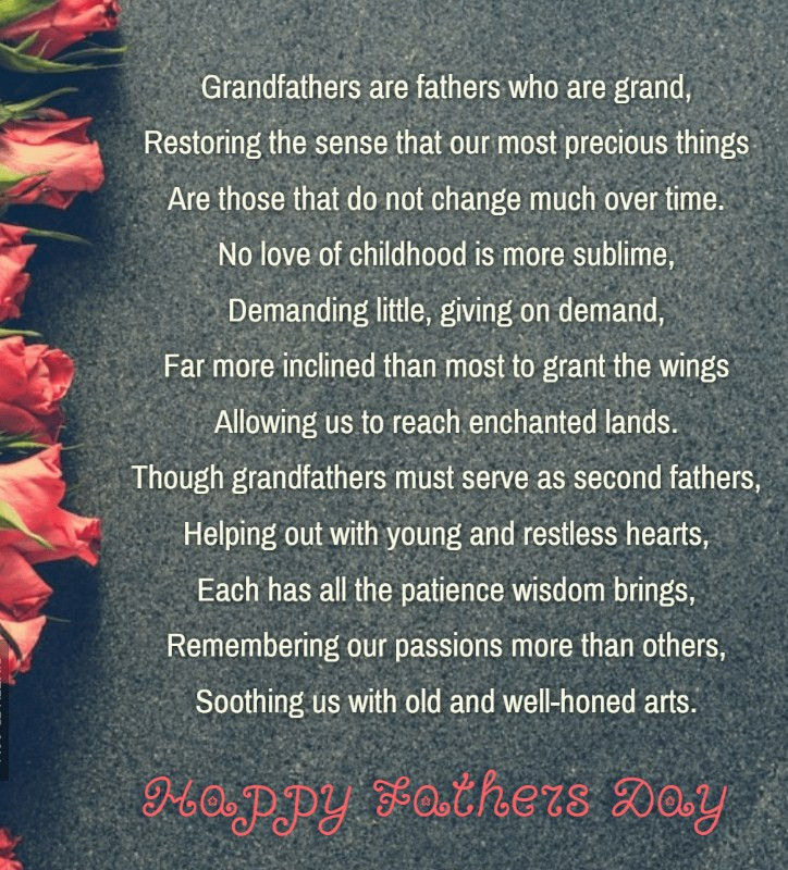 Fathers Day Quotes For Grandpa
 25 Best Happy Father’s Day 2017 Poems & Quotes that make