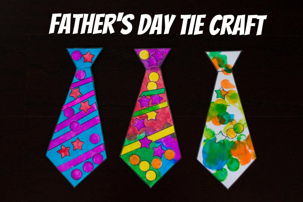 Fathers Day Tie Craft
 The Sweatman Family Father s Day Tie Craft