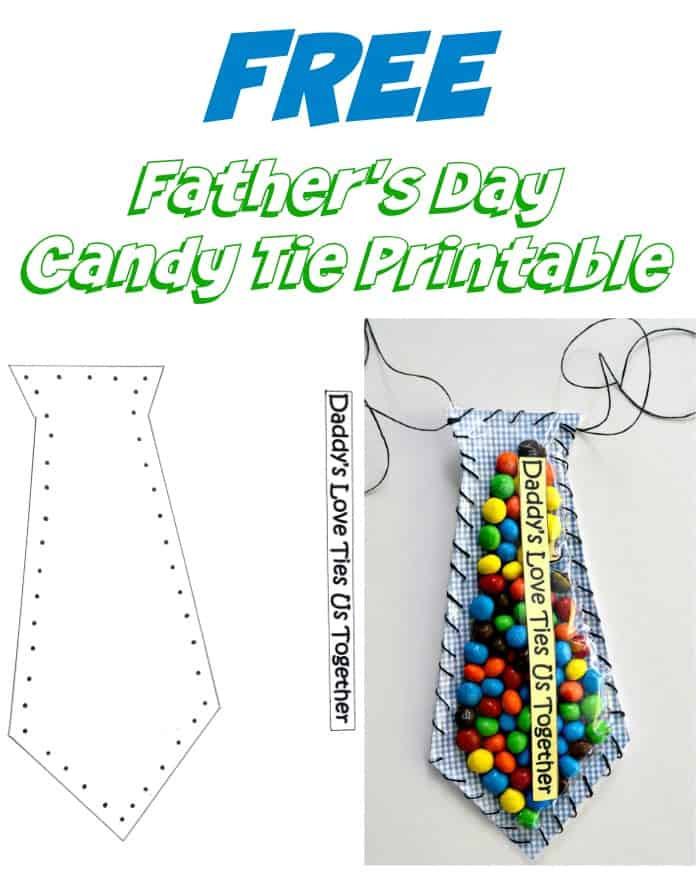 Fathers Day Tie Craft
 Father s Day Candy Tie Printable Craft