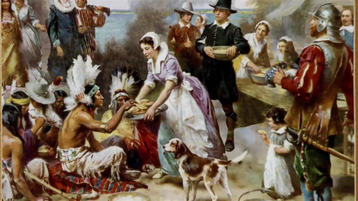 Food At First Thanksgiving
 Americans Feeding Illegal Immigrants on Thanksgiving
