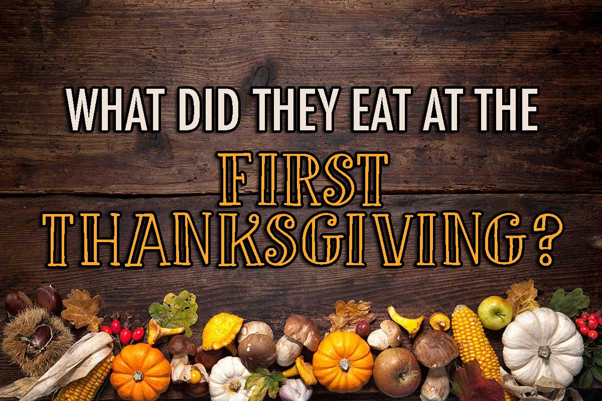 Food At First Thanksgiving
 What did they eat at the First Thanksgiving