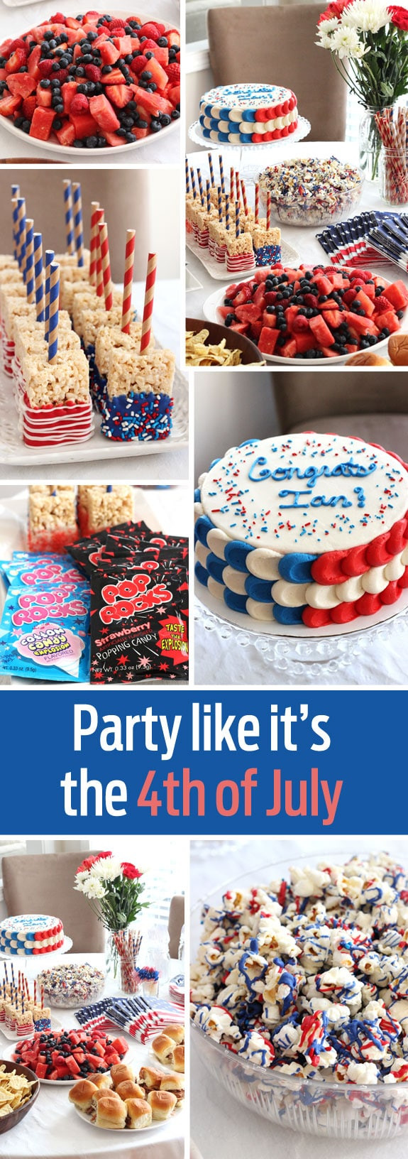 Food Ideas For Memorial Day Party
 How to throw an America party Life Love and Sugar