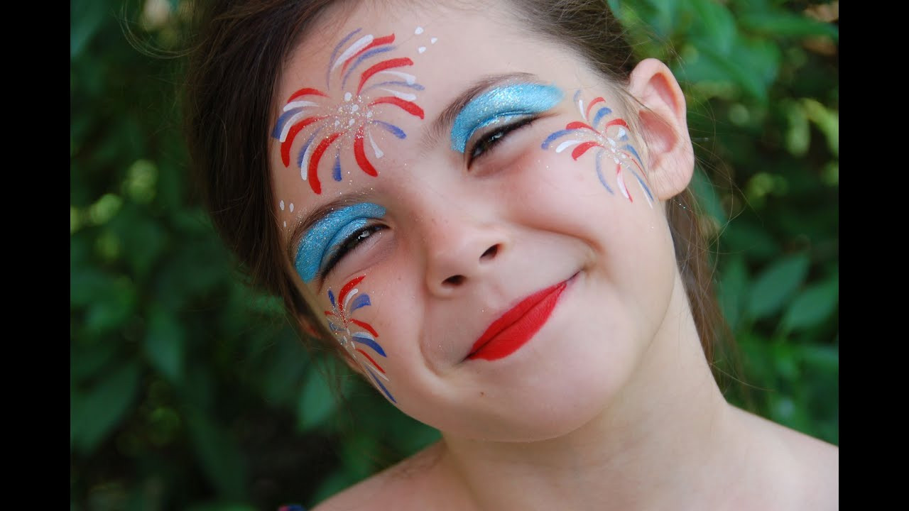 Fourth Of July Face Painting Ideas
 Fireworks Face Painting Fun