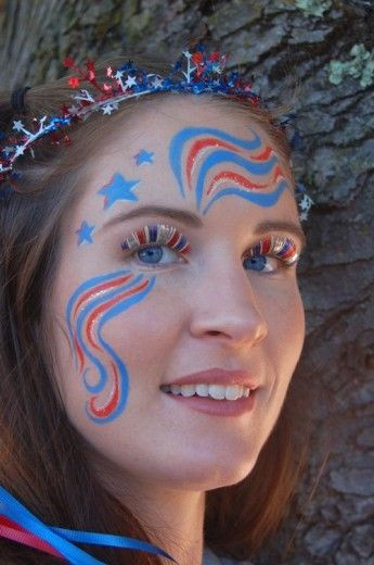Fourth Of July Face Painting Ideas
 Independence Day Glamour