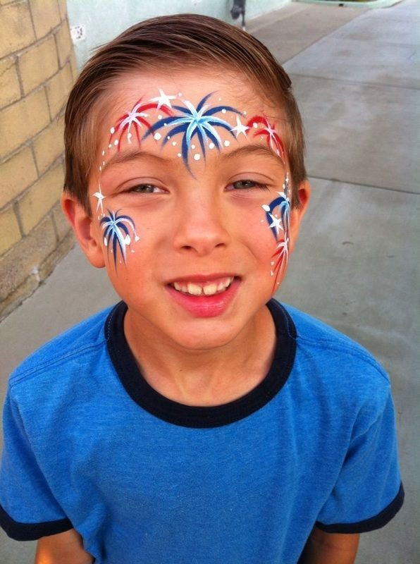 Fourth Of July Face Painting Ideas
 4th of July Face Painting great party co