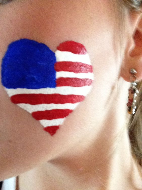 Fourth Of July Face Painting Ideas
 Pinterest • The world’s catalog of ideas