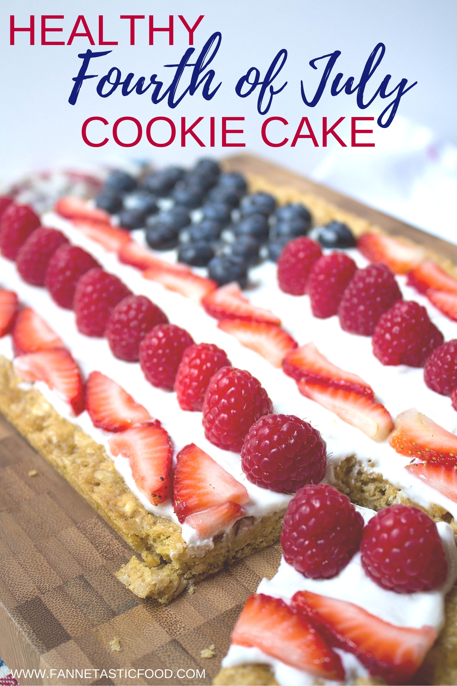 Fourth Of July Food
 Healthy 4th of July Cookie Cake Recipe fANNEtastic food