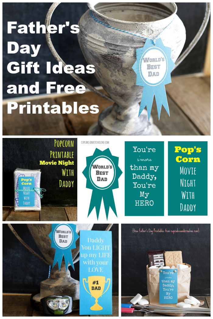 Free Fathers Day Gifts
 Fun Father s Day Gift Ideas and Free Printables ⋆ Cupcakes
